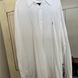 Ralph Lauren White Button Down Shirt